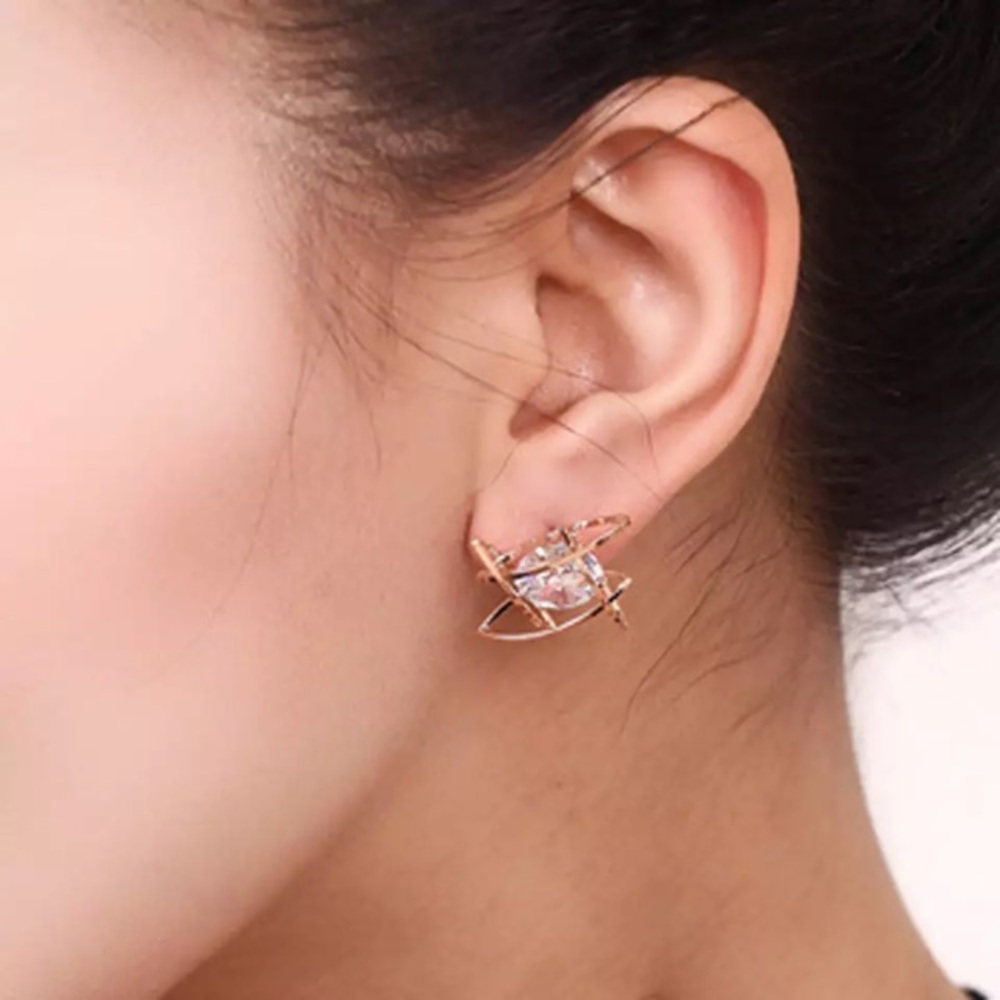 CAGED DIAMOND CZ STUDS!💎💙💎💲FIRM or ➕BUNDLE➕% - Picture 5 of 6